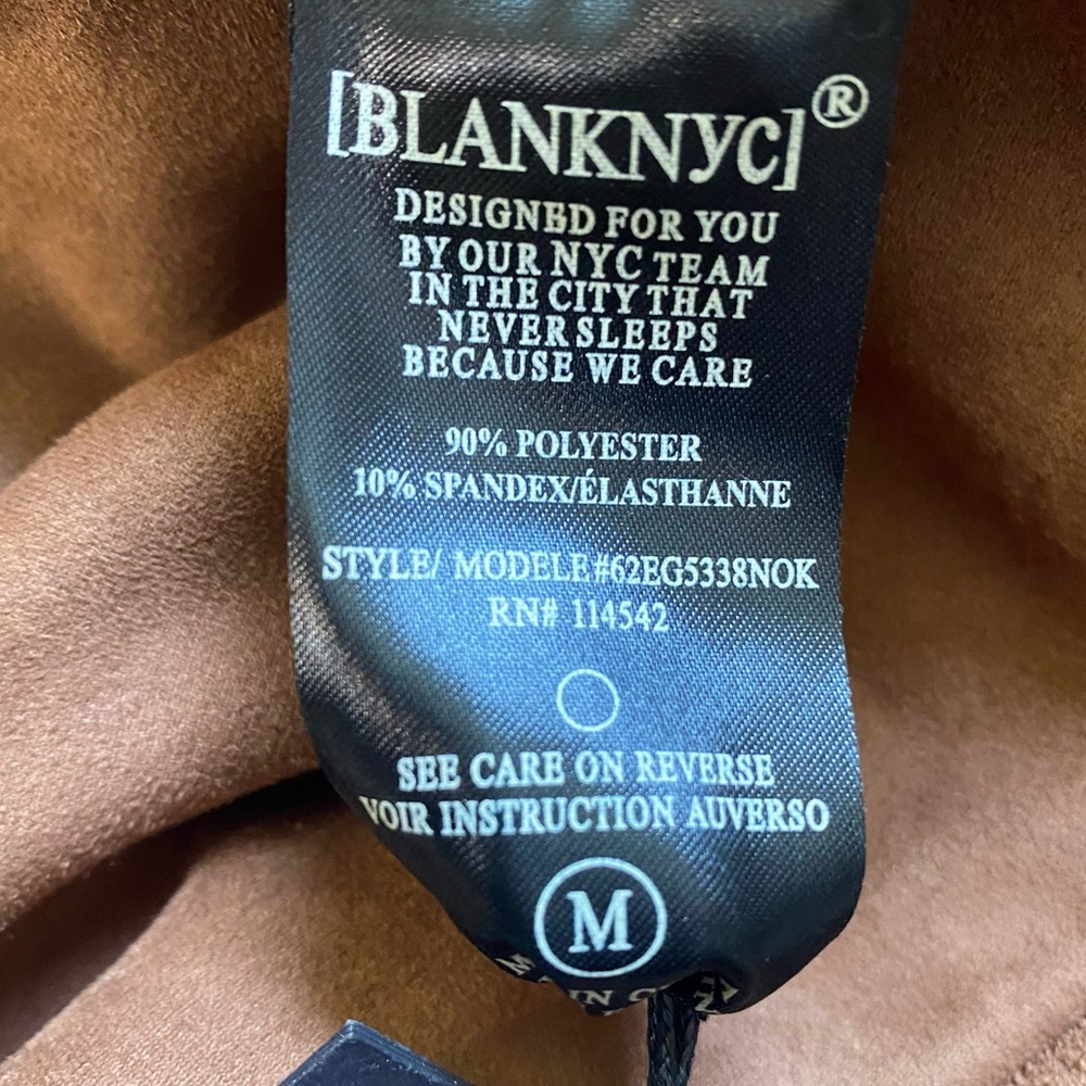 NEW BlankNYC Faux Suede Hooded Jacket NWT - Picture 4 of 8